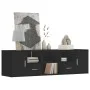 Eckschrank aus schwarzem Ingenieurholz 160x40x45 cm von , Schränke und Lagerung - Ref: Foro24-3307820, Preis: 115,65 €, Rabat...