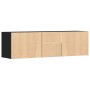 Eckschrank aus schwarzem Ingenieurholz 160x40x45 cm von , Schränke und Lagerung - Ref: Foro24-3307820, Preis: 117,06 €, Rabat...