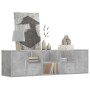 Eckschrank aus grauem Beton-Holzwerkstoff 160x40x45 cm von , Schränke und Lagerung - Ref: Foro24-3307822, Preis: 113,93 €, Ra...