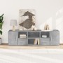 Eckschrank aus grauem Beton-Holzwerkstoff 160x40x45 cm von , Schränke und Lagerung - Ref: Foro24-3307822, Preis: 113,93 €, Ra...