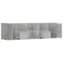Mueble de esquina madera ingeniería gris hormigón 160x40x45 cm by , Closets and storage - Ref: Foro24-3307822, Price: 112,25 ...