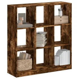 Estantería madera de ingeniería roble ahumado 102x32x108 cm von , Bücherregale und Regale - Ref: Foro24-3307841, Preis: 87,40...