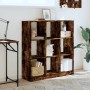 Estantería madera de ingeniería roble ahumado 102x32x108 cm by , Bookcases and shelves - Ref: Foro24-3307841, Price: 88,44 €,...