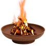 Brasero de acero 57 cm de vidaXL, Chimeneas - Ref: Foro24-313343, Precio: 64,98 €, Descuento: %