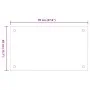 Salpicaderos cocina 2 uds vidrio templado transparente 70x40 cm von , Küchengeräte und Utensilien - Ref: Foro24-3315789, Prei...