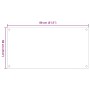 Salpicaderos cocina 2 uds vidrio templado transparente 80x60 cm von , Küchengeräte und Utensilien - Ref: Foro24-3315794, Prei...