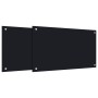 Salpicaderos de cocina 2 uds vidrio templado negro 70x50 cm von , Küchengeräte und Utensilien - Ref: Foro24-3315796, Preis: 7...