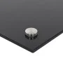 Salpicaderos de cocina 2 uds vidrio templado negro 70x50 cm by , Kitchen tools and utensils - Ref: Foro24-3315796, Price: 68,...