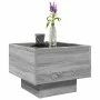 Mesa auxiliar con LED madera ingeniería gris Sonoma 40x40x30cm by , Coffee table - Ref: Foro24-847502, Price: 70,35 €, Discou...