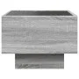 Mesa auxiliar con LED madera ingeniería gris Sonoma 40x40x30cm by , Coffee table - Ref: Foro24-847502, Price: 70,35 €, Discou...
