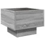Mesa auxiliar con LED madera ingeniería gris Sonoma 40x40x30cm by , Coffee table - Ref: Foro24-847502, Price: 70,35 €, Discou...