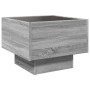 Mesa auxiliar con LED madera ingeniería gris Sonoma 40x40x30cm by , Coffee table - Ref: Foro24-847502, Price: 71,45 €, Discou...