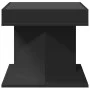Mesa de centro con luz LED madera ingeniería negra 50x50x45 cm by , Coffee table - Ref: Foro24-847561, Price: 96,12 €, Discou...