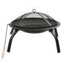 Brasero y barbacoa 2 en 1 con atizador acero 56x56x49 cm de vidaXL, Chimeneas - Ref: Foro24-313352, Precio: 79,50 €, Descuent...