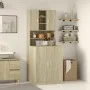 Armario de lavadora roble Sonoma 70,5x24x90 cm de , Accesorios para lavadoras y secadoras - Ref: Foro24-849648, Precio: 73,42...
