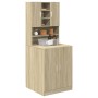 Armario de lavadora roble Sonoma 70,5x24x90 cm de , Accesorios para lavadoras y secadoras - Ref: Foro24-849648, Precio: 74,35...