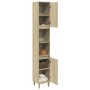 Armario de baño madera contrachapada roble Sonoma 30x30x190 cm by , bathroom vanities - Ref: Foro24-849657, Price: 79,41 €, D...
