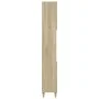 Armario de baño madera contrachapada roble Sonoma 30x30x190 cm de , Tocadores de baño - Ref: Foro24-849657, Precio: 78,07 €, ...