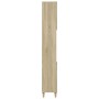 Armario de baño madera contrachapada roble Sonoma 30x30x190 cm by , bathroom vanities - Ref: Foro24-849657, Price: 79,41 €, D...