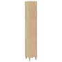 Armario de baño madera contrachapada roble Sonoma 30x30x190 cm by , bathroom vanities - Ref: Foro24-849657, Price: 79,41 €, D...