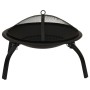 Kohlenbecken und Grill 2 in 1 mit Stahlschürhaken 56x56x49 cm von vidaXL, Kamine - Ref: Foro24-313352, Preis: 81,01 €, Rabatt: %