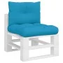 Cojines para palets 2 unidades tela azul by , Cushions for chairs and sofas - Ref: Foro24-360838, Price: 31,57 €, Discount: %