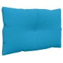 Palettenkissen, 2 Stück, blauer Stoff von , Kissen für Stühle und Sofas - Ref: Foro24-360838, Preis: 39,52 €, Rabatt: %