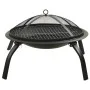 Brasero y barbacoa 2 en 1 con atizador acero 56x56x49 cm de vidaXL, Chimeneas - Ref: Foro24-313352, Precio: 79,50 €, Descuent...