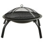 Kohlenbecken und Grill 2 in 1 mit Stahlschürhaken 56x56x49 cm von vidaXL, Kamine - Ref: Foro24-313352, Preis: 81,01 €, Rabatt: %