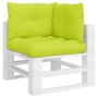 Cojines para sofá de palets 3 unidades tela verde claro by , Cushions for chairs and sofas - Ref: Foro24-360867, Price: 54,87...