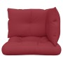Palettenkissen, 3 Stück, Stoff in Weinrot. von , Kissen für Stühle und Sofas - Ref: Foro24-360865, Preis: 41,20 €, Rabatt: %