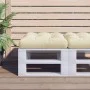 Cojín para sofá de palets tela crema 50x50x12 cm by , Cushions for chairs and sofas - Ref: Foro24-360427, Price: 22,92 €, Dis...