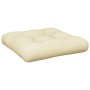 Kissen für Palettensofa, cremefarbenes Stoff, 50x50x12 cm. von , Kissen für Stühle und Sofas - Ref: Foro24-360427, Preis: 26,...