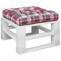 Cojín para sofá sofá de palets tela a cuadros rojo 50x50x12 cm by , Cushions for chairs and sofas - Ref: Foro24-360438, Price...