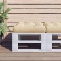 Cojín para sofá de palets de tela beige 60x60x12 cm de , Cojines para sillas y sofás - Ref: Foro24-360450, Precio: 27,09 €, D...