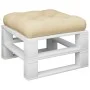 Cojín para sofá de palets de tela beige 60x60x12 cm de , Cojines para sillas y sofás - Ref: Foro24-360450, Precio: 27,09 €, D...
