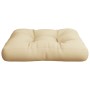 Cojín para sofá de palets de tela beige 60x60x12 cm by , Cushions for chairs and sofas - Ref: Foro24-360450, Price: 27,45 €, ...