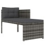 4-piece garden dining set with gray PE rattan cushions by vidaXL, Garden sets - Ref: Foro24-311914, Price: 284,93 €, Discount: %