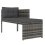 4-piece garden dining set with gray PE rattan cushions by vidaXL, Garden sets - Ref: Foro24-311914, Price: 281,28 €, Discount: %
