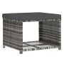 4-piece garden dining set with gray PE rattan cushions by vidaXL, Garden sets - Ref: Foro24-311914, Price: 284,93 €, Discount: %