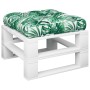Cojín para palés tela estampado de hojas 60x60x12 cm by , Cushions for chairs and sofas - Ref: Foro24-360459, Price: 26,55 €,...