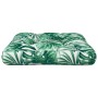 Cojín para palés tela estampado de hojas 60x60x12 cm by , Cushions for chairs and sofas - Ref: Foro24-360459, Price: 26,55 €,...
