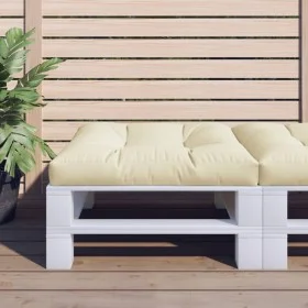 Kissen für Palettensofa, cremefarbener Stoff, 70x70x12 cm. von , Kissen für Stühle und Sofas - Ref: Foro24-360471, Preis: 47,...