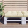 Cojín para sofá de palets tela crema 70x70x12 cm by , Cushions for chairs and sofas - Ref: Foro24-360471, Price: 46,08 €, Dis...