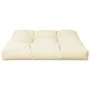 Kissen für Palettensofa, cremefarbener Stoff, 70x70x12 cm. von , Kissen für Stühle und Sofas - Ref: Foro24-360471, Preis: 45,...
