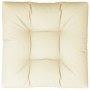 Cojín para sofá de palets tela crema 70x70x12 cm by , Cushions for chairs and sofas - Ref: Foro24-360471, Price: 46,08 €, Dis...
