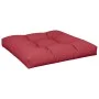 Cojín para sofá de palets de tela rojo tinto 70x70x12 cm by , Cushions for chairs and sofas - Ref: Foro24-360478, Price: 29,6...