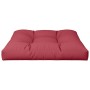 Cojín para sofá de palets de tela rojo tinto 70x70x12 cm by , Cushions for chairs and sofas - Ref: Foro24-360478, Price: 38,5...