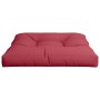 Cojín para sofá de palets de tela rojo tinto 70x70x12 cm by , Cushions for chairs and sofas - Ref: Foro24-360478, Price: 38,5...