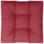 Cojín para sofá de palets de tela rojo tinto 70x70x12 cm by , Cushions for chairs and sofas - Ref: Foro24-360478, Price: 38,5...